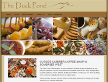 Tablet Screenshot of duckpond.co.za